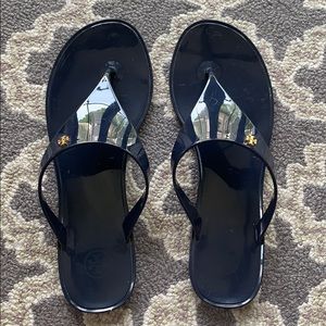Tory Burch Jelly Sandals in navy